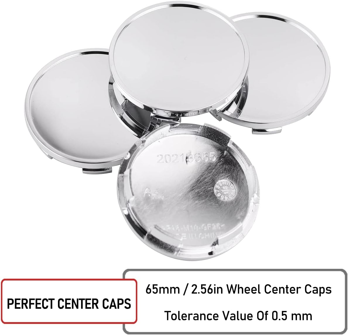 4pcs 65mm Wheel Hub Center Caps for Blazer 1998 Avus 2003 Wheel Rims Base Replacement, 65mm(2.56in)/59mm(2.32in) 4 Pack : Automotive