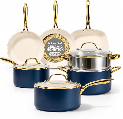 Gotham Steel 12 Pc Pots Pans product photo (Cookware & Knives) — ScooterReviewPro review