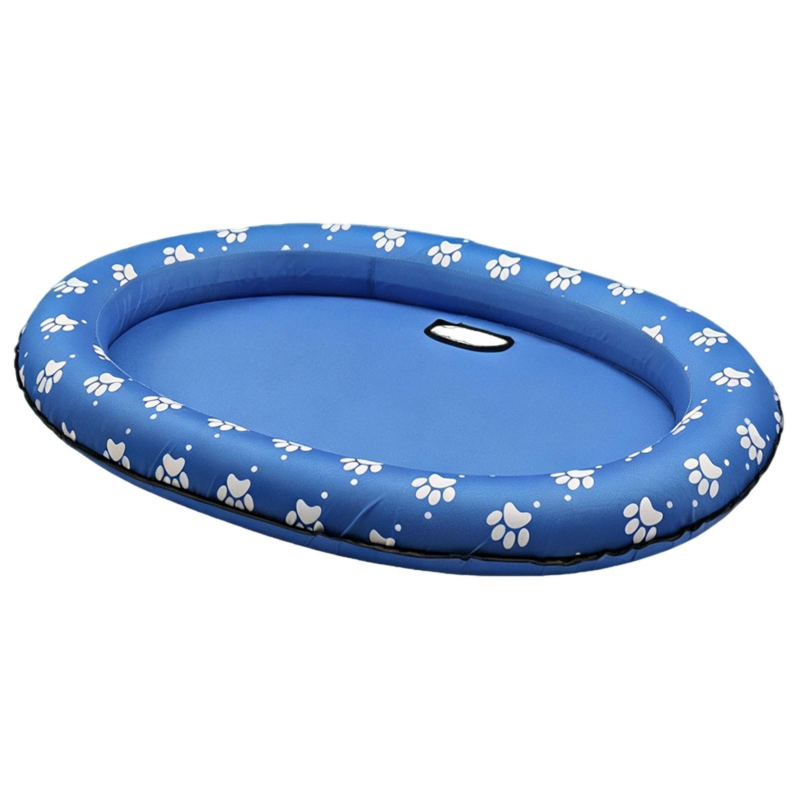 Flotteur de piscine pour chien de 140,7 x 89,9 cm, flotteur de piscine Flotteur de piscine pour chien de 140,7 x 89,9 cm, flotteur de piscine