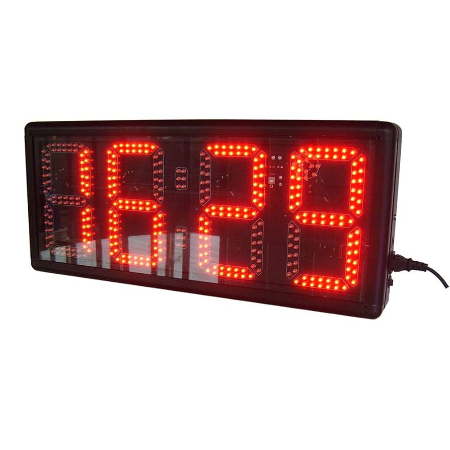 LED 14桁　スコアボード スポーツタイマー デジタル式 IP65防水 Amazon | Spolehli LED 14桁スコアボード スポーツタイマー