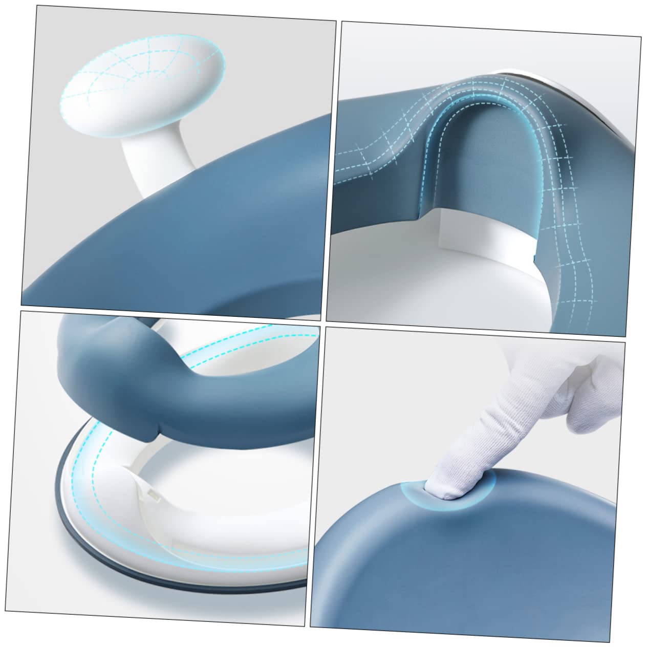 Toyvian Baby Potty Seat Toddler Toilet Trainer Ring Comfortable Easy to Clean for Toilet Training