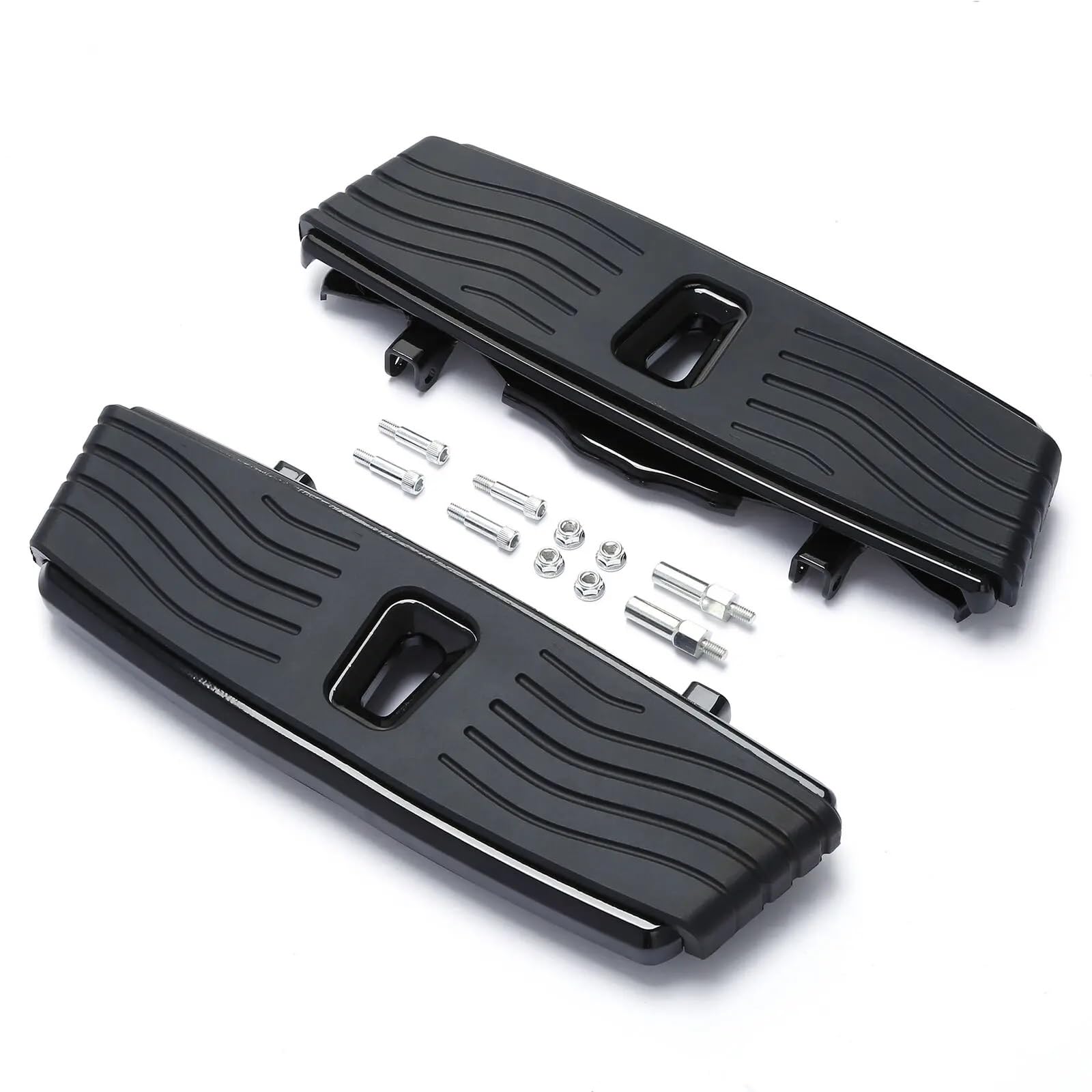 Motorcycle Driver Passenger Footboard Brake Pedal Shift Peg For Harley Touring Road King Electra Glide Road Glide 1993-2021(One Set)