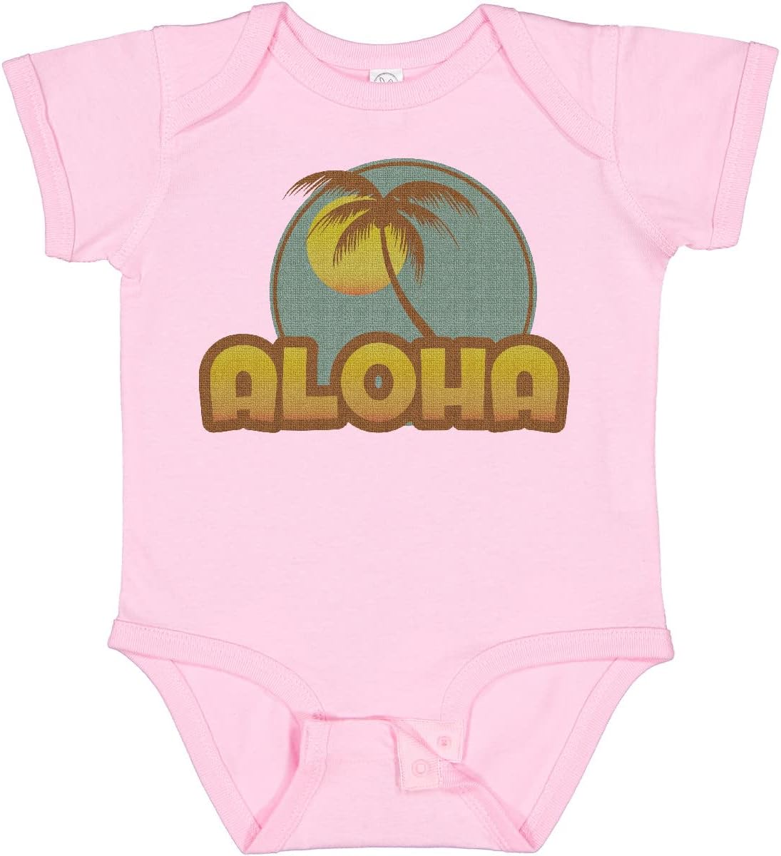 inktastic Aloha Palm Baby Bodysuit