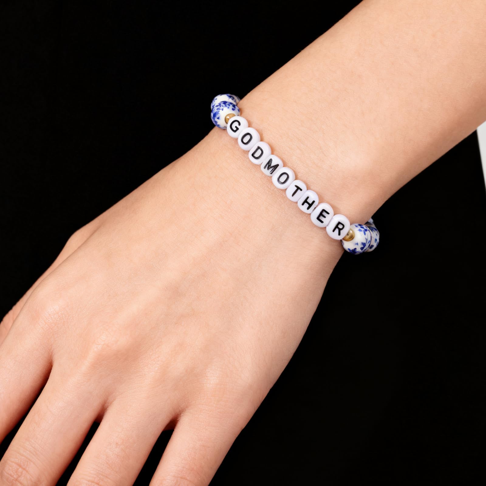 HUTIMY Godmother Bracelet Gifts for Women from Godchild Godson Goddaughter Godmom Godmother Bracelets
