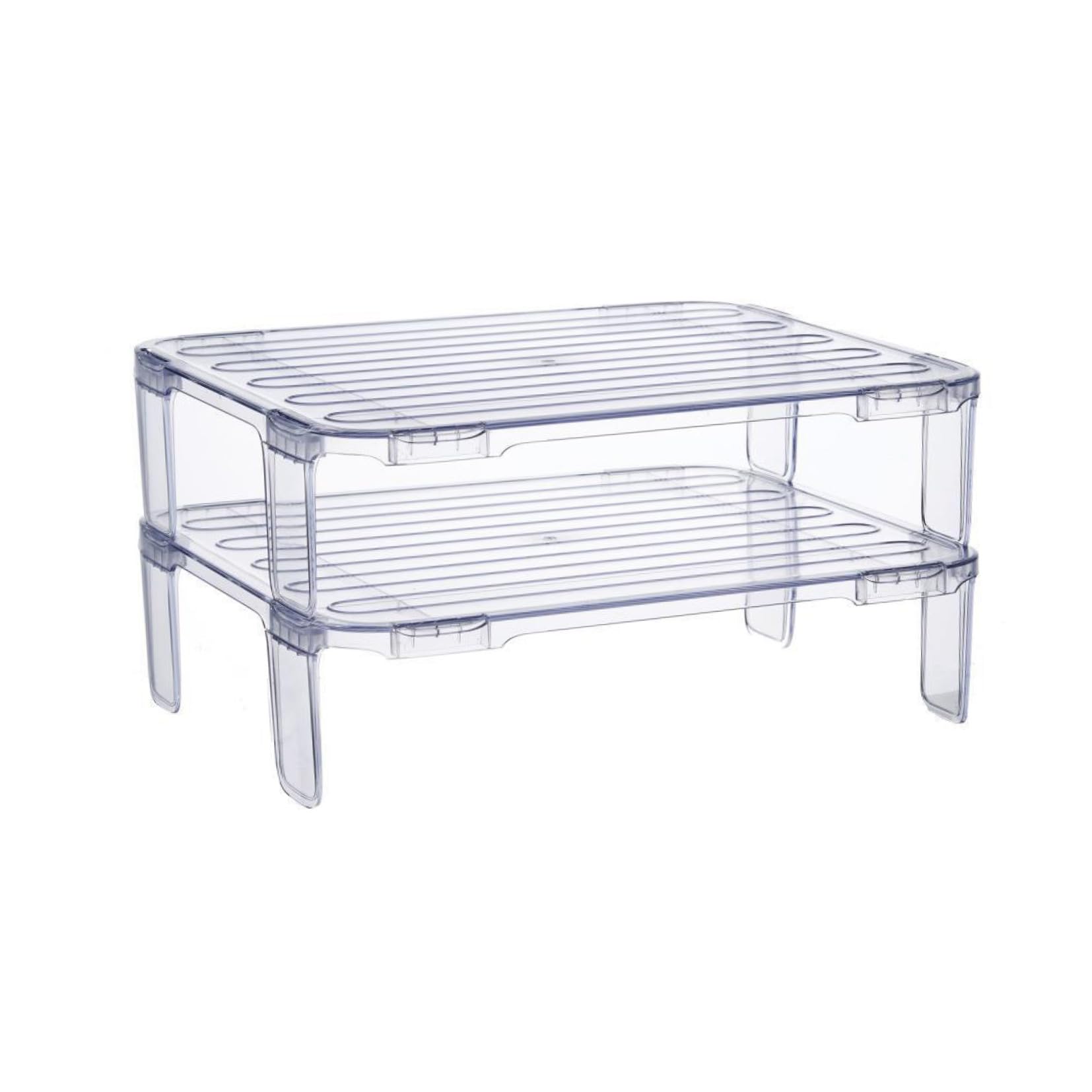 Support la cuisine compact STOBAZA et boîte de rangement empilable pour frigo et placard