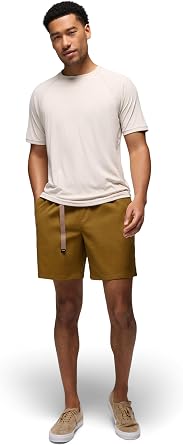 prAna Mens Stretch Zion Pull On Short