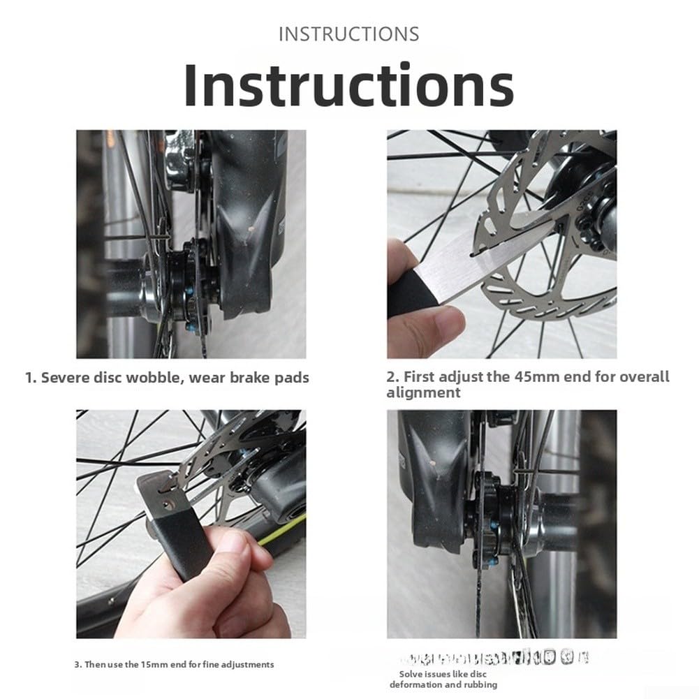 para herramienta Alineación para rotor Freno Disco Bicicleta(C)