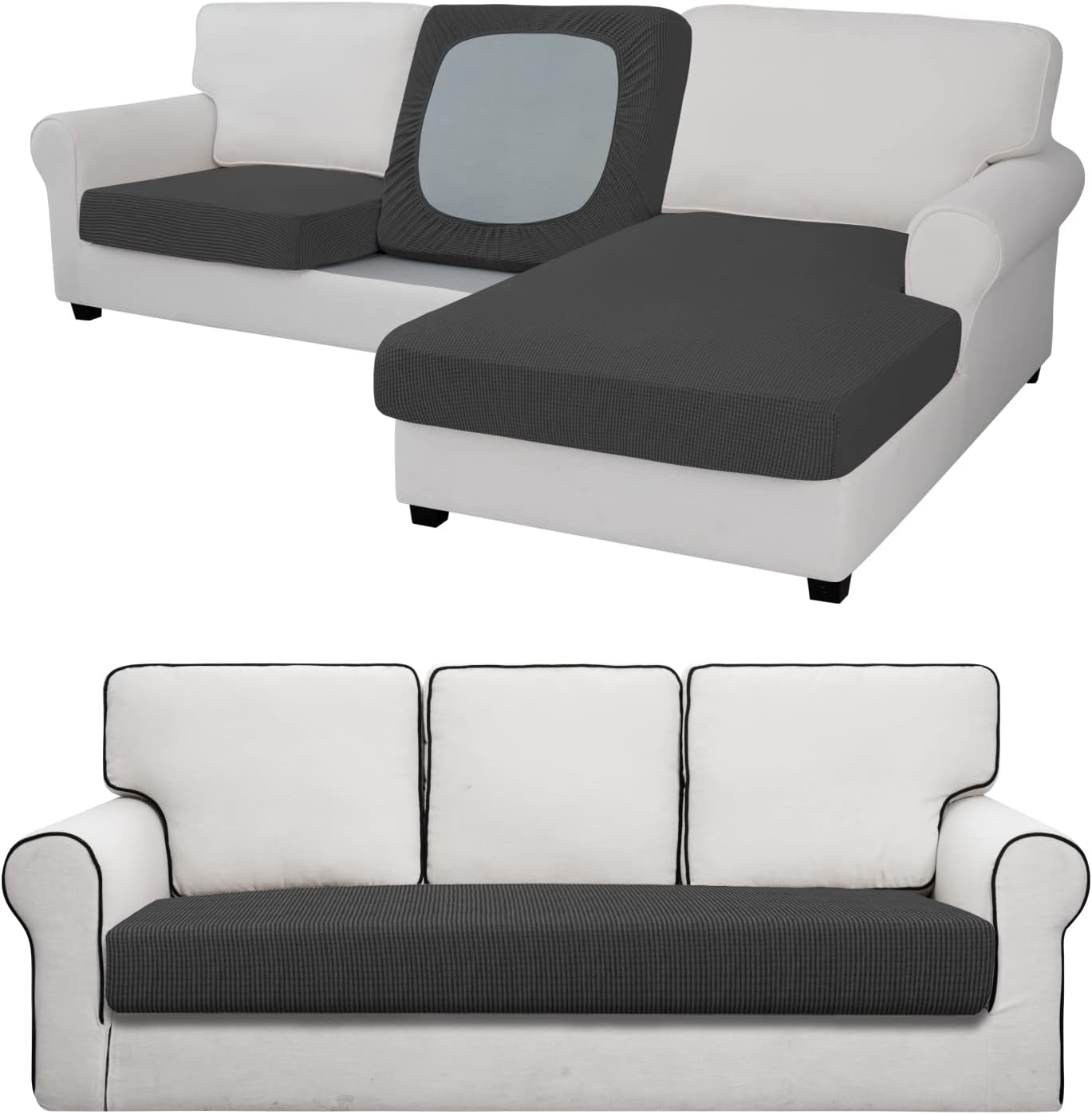 Easy-Going L Shape Cushion Bundles Sofa Cushion Cover