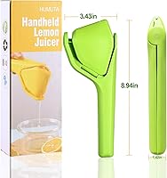 Vista 5 de Exprimidor de limón, exprimidor de jugo exprimidor eficaz, fácil de usar, resistente y plano manual, exprimidor de limón, exprimidor de jugo