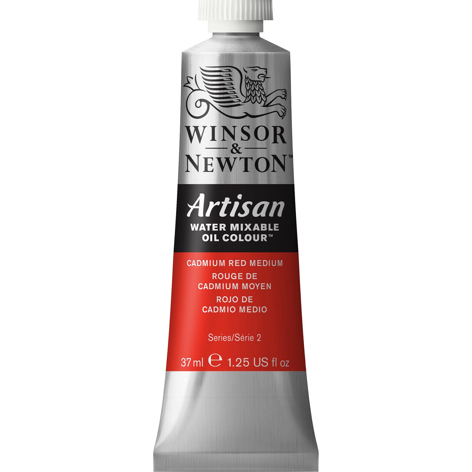Artisan Water Mixable Oil Paint 37 ml Tube - Cadmium Red Medium