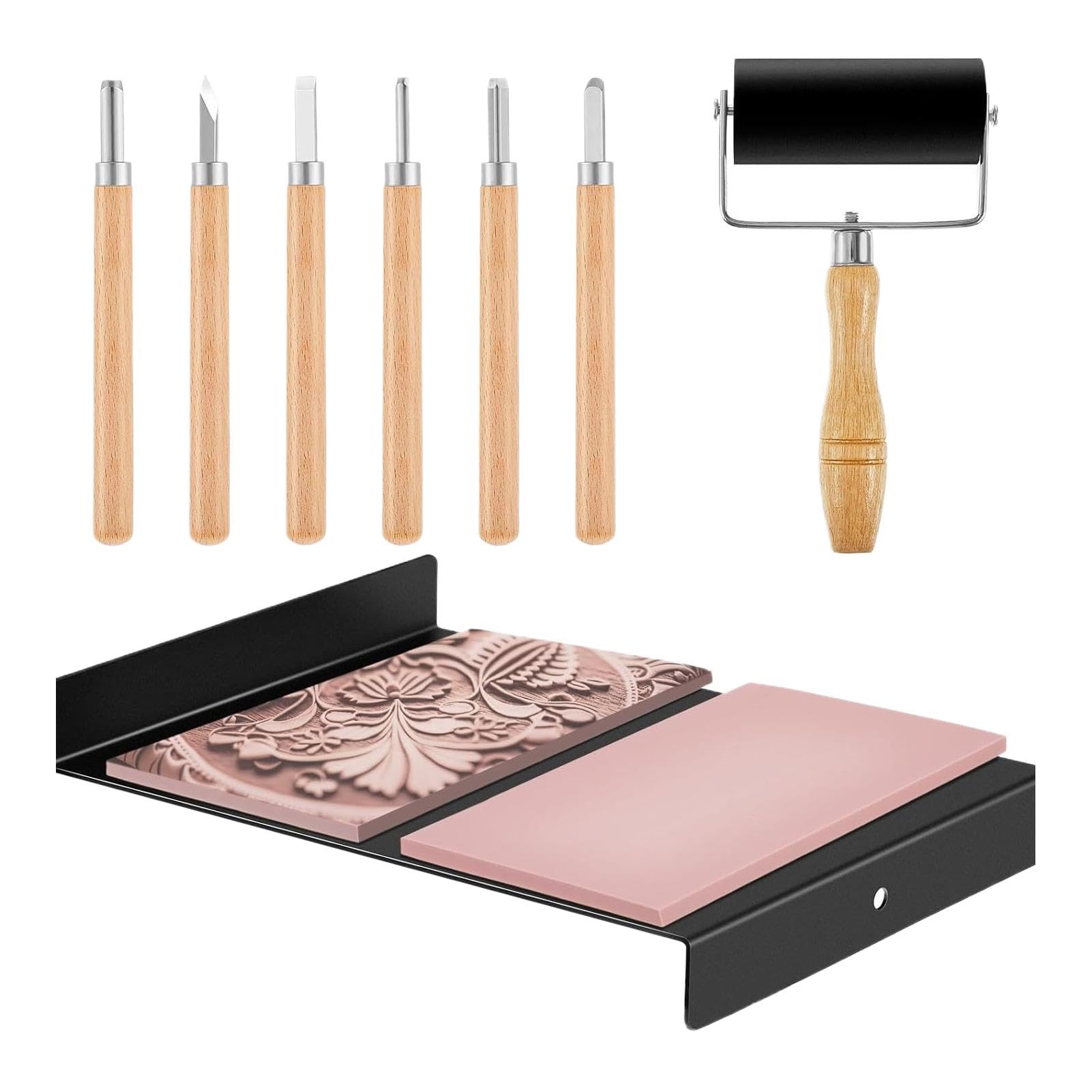 Outils pour sculpter des blocs d'impression, outils pour sculpter des
