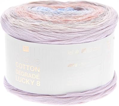 Rico Design Creative Cotton D grad  Lucky 8 Knitting Wool 800 m Cotton PAN