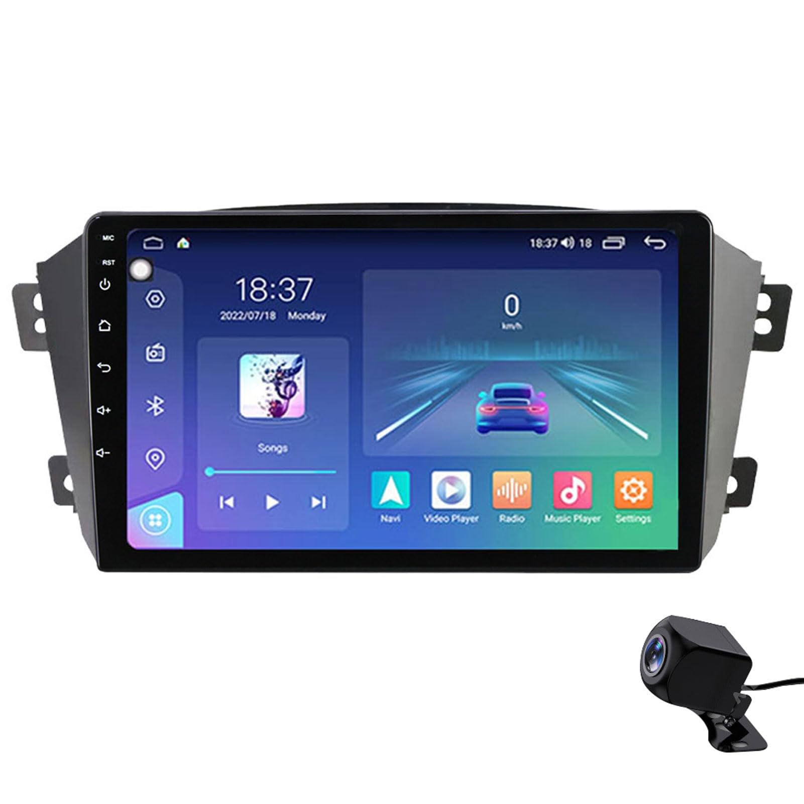 Caméra de recul et Bluetooth sur cet autoradio Android 12 pour sécuriser votre Geely GX7