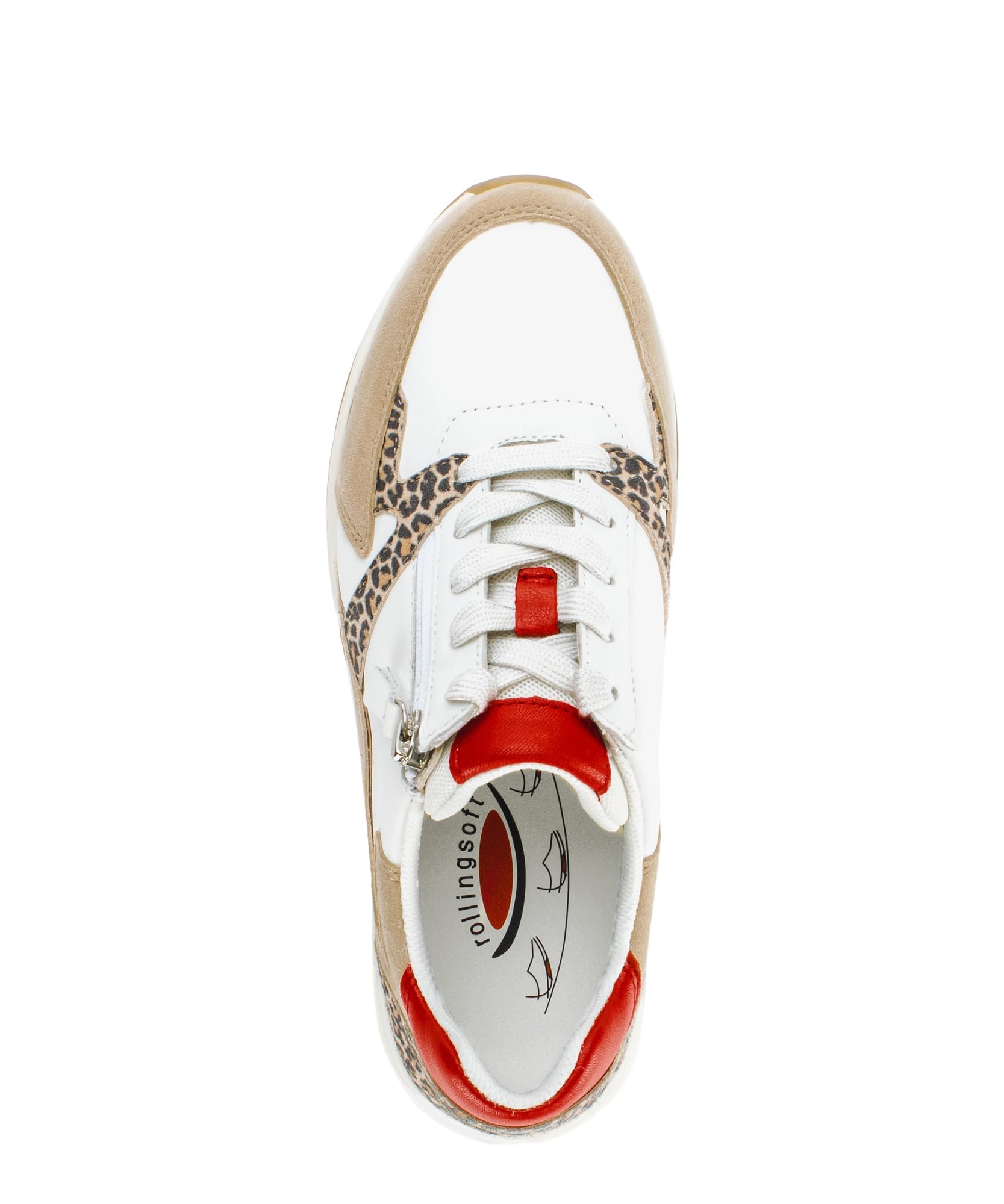 Gabor Damen Low-Top Sneaker, Frauen Halbschuhe