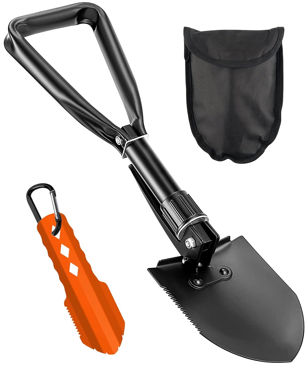 Pelle pliante en acier à haute teneur en carbone pour l'outdoor