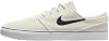 Zapatos de skate Nike SB Janoski OG de gamuza negra y blanca 1