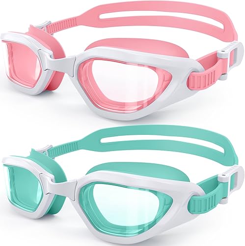 Gafas de natación para niños en color caramelo de doble tono