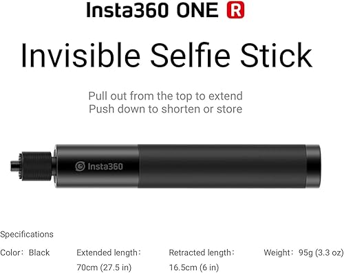 Miniatura 5 de Insta360 Paquete de motocicleta con palo selfie invisible, kit de montaje completo para cámaras Insta360 ONE X3X2X  Compatible con Insta360 GO