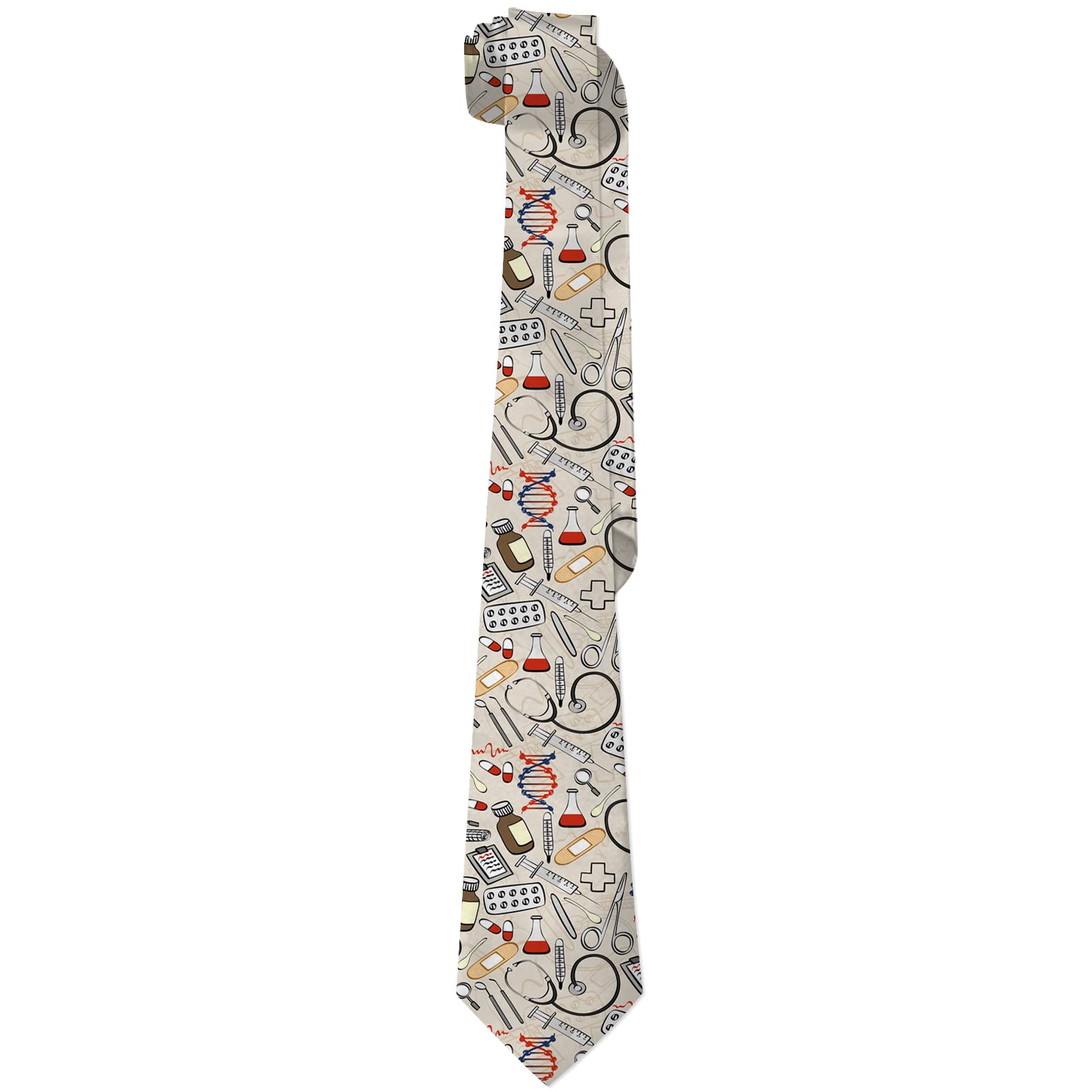 SKT T1Men‘s Neckties Novelty Skinny Ties for Men Gifts for Office Holiday Party, One Size Neck Tie