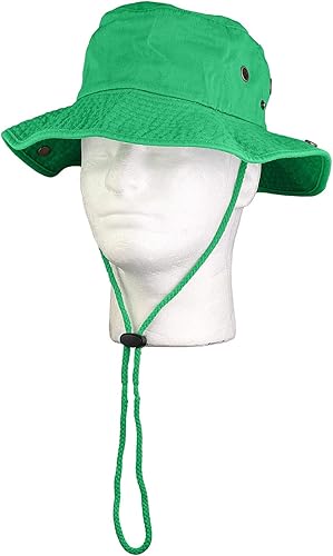 Miniatura 6 de Sombreros de ala ancha para senderismo, pesca, safari, Boonie, 100% algodón, protección solar UV, para hombres y mujeres, actividades al aire libre