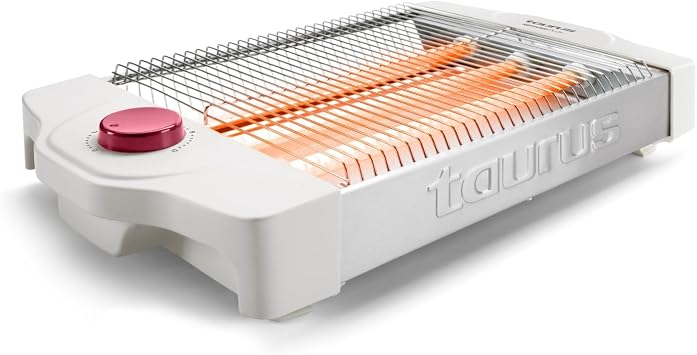 Taurus – Flat Toaster 900W, Horizontal, 12 Levels, Crumb Tray