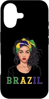 Brazilian Woman Flag Souvenirs Products for Women Brasil Case for iPhone 17