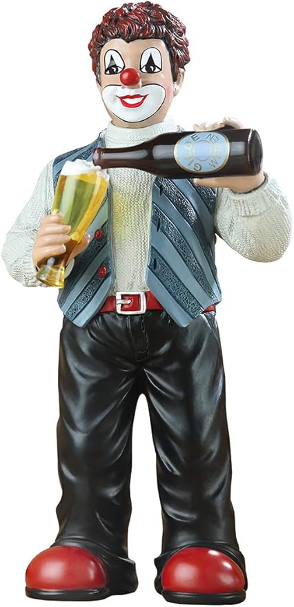 kleine Dekofigur und Sammlerstück Wohl bekomms im hochwertige Geschenkkarton – Dekofigur Accessoire Dekoration Geschenk für Männer – handgefertigt – Höhe 15 cm