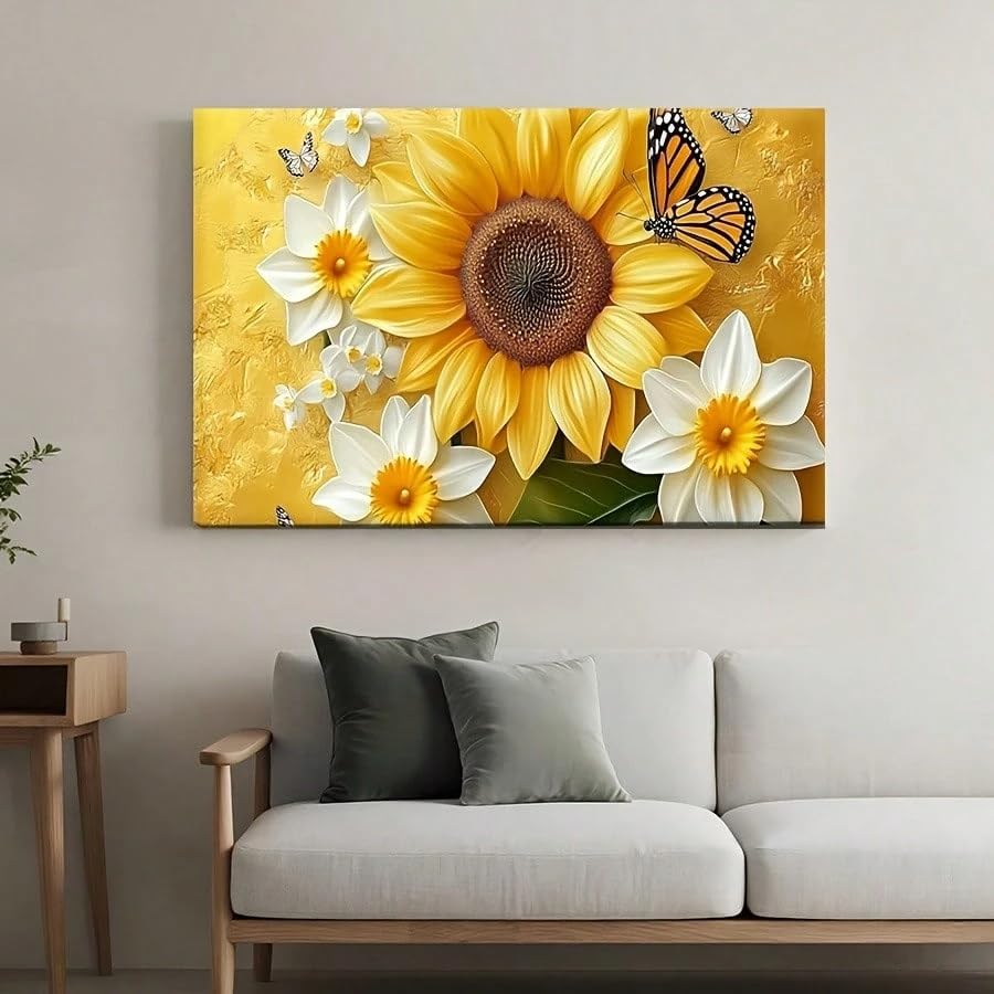 Tableau sur toile pour illuminer un mur sombre de chambre ou salon - 2