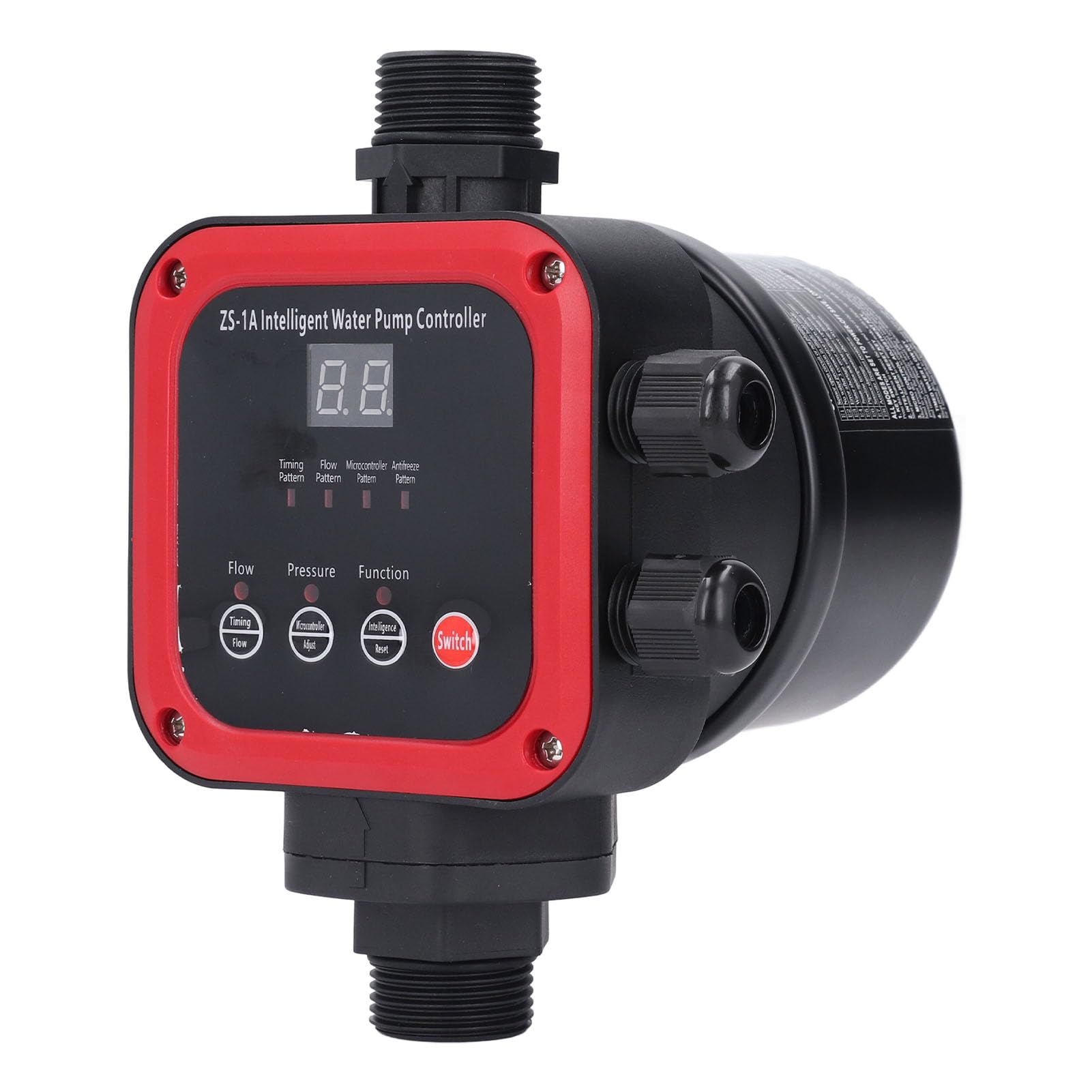 2.2KW Smart Controller, 5 Modes 10Bar Pressure Controller Automatic Pump Control Pressure Switch Multifunctional Pump Controller for Home, Garden, Industrial