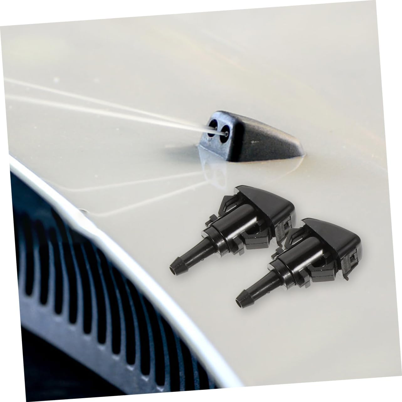 2Pcs Windshield Washer Hose Replacement Flexible Wiper Tube Connectors for and Durable and Material for Easy Installation
