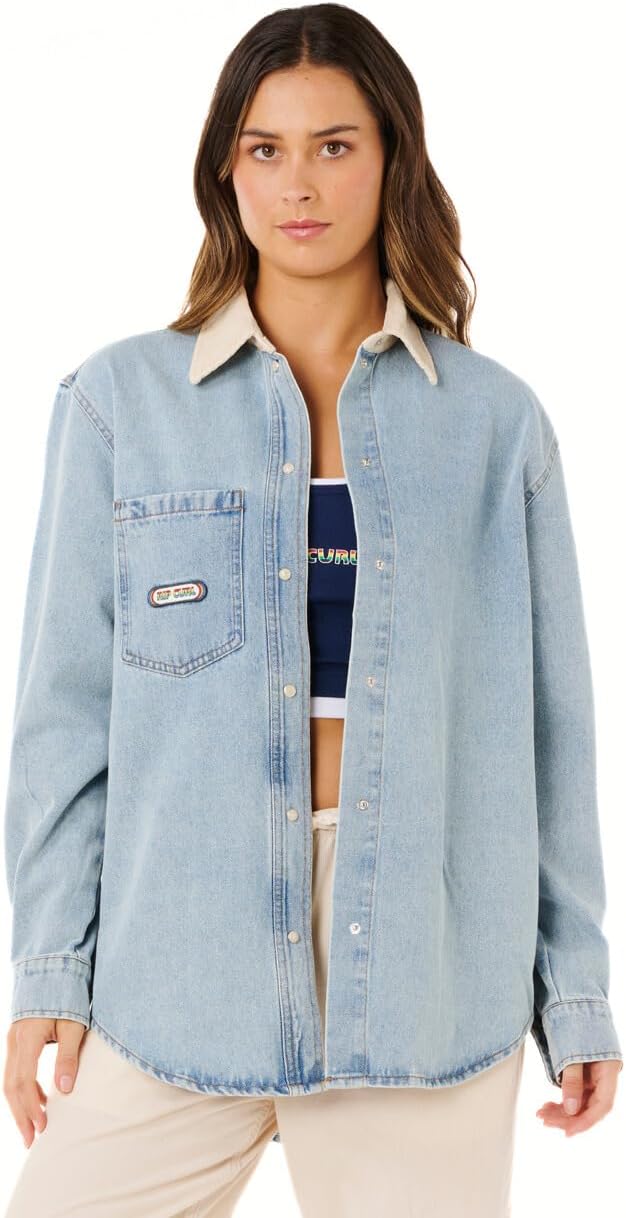Rip Curl Women's Surf Side Relaxed Denim Jacket