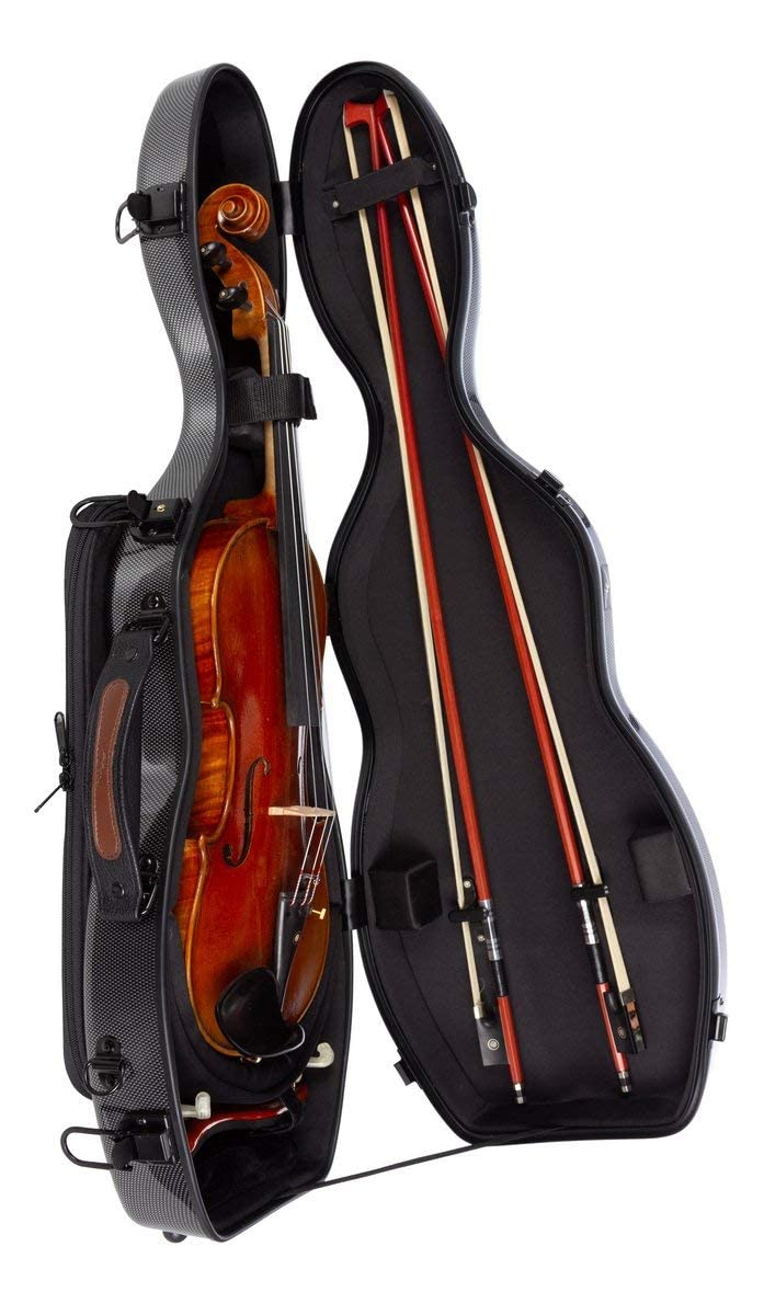 Custodia per violino Fiberglass Ultra Light 4/4 point black M-Case