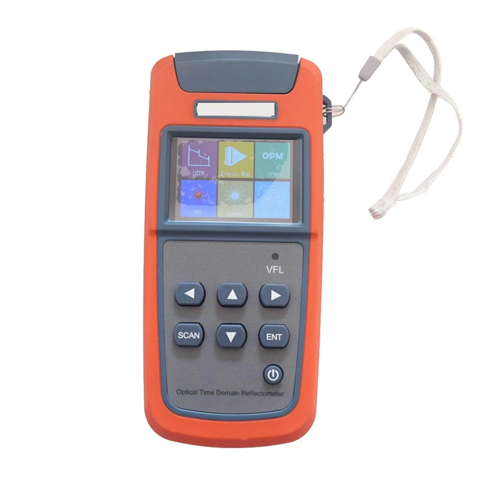 JW3305A Mini OTDR portable 5 en 1 avec OPM et source de lumière optique, VFL et carte d'événements, 1550 nm, 22 dB, 60 km(1550nm (UPC))