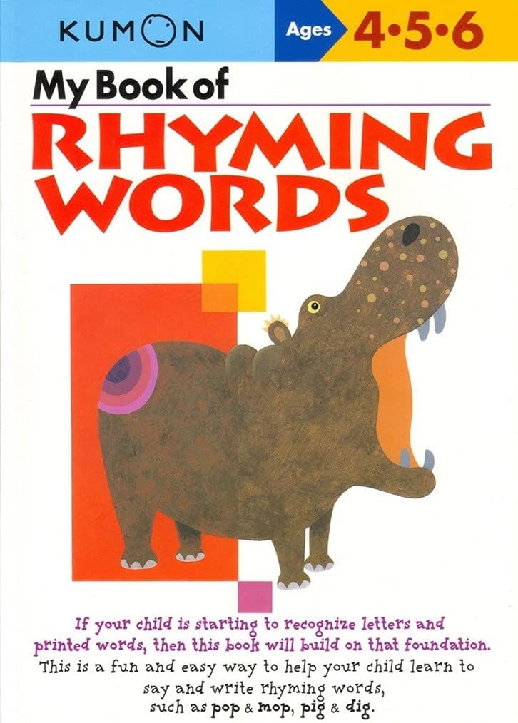 Kumon Publishing North America My Book of Rhyming Words