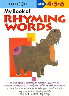 Kumon My Book Of Rhyming Words Ages 4-6 (Kumon Workbooks)