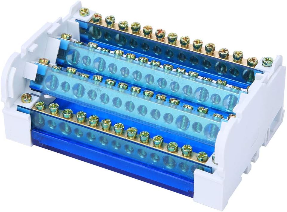 4-Level Single Phase Terminal Block Distribution Box with Transparent Dust Cover Junction Box