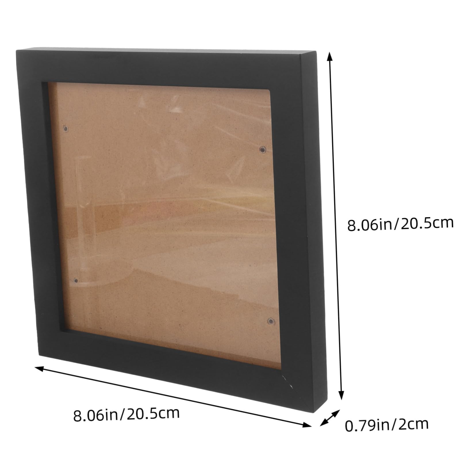 LALAFINA Cross Stitch Frame Photo Holder Frame Crochet Embroidery Display Wall Art