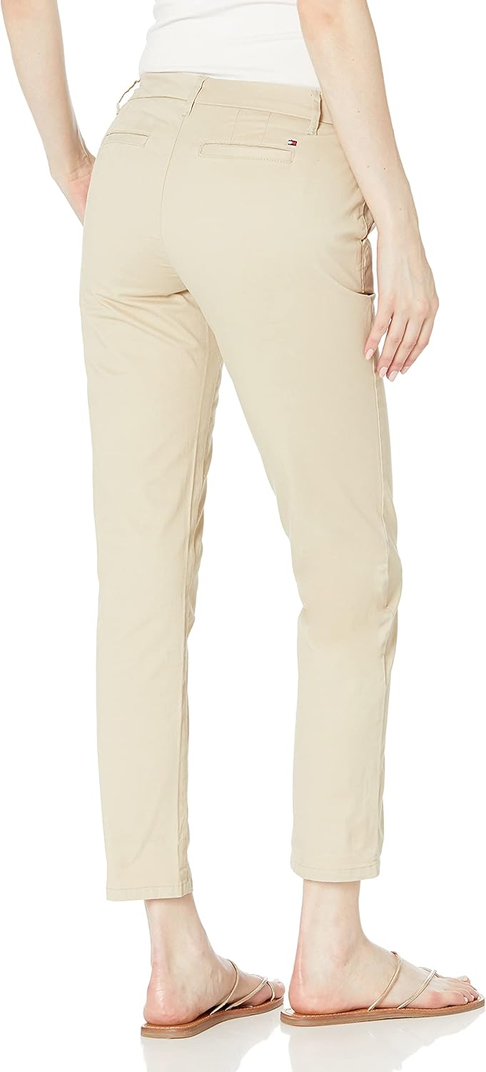 Tommy Hilfiger Womens Hampton High Rise Casual Chino Pants - Image 2