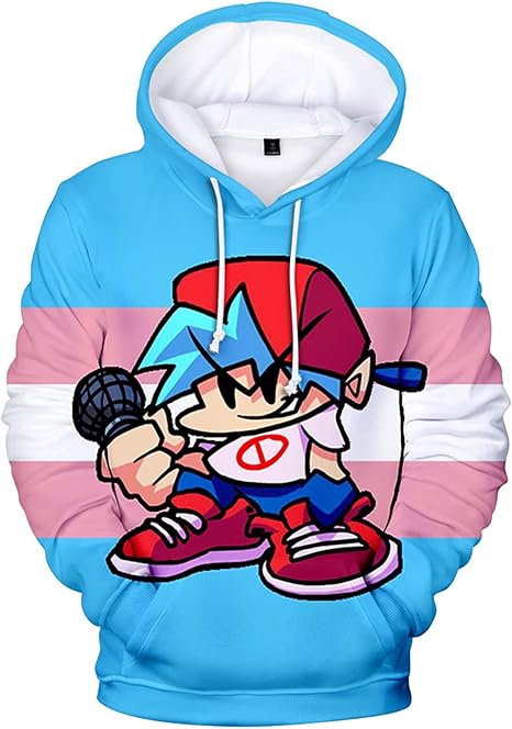 Amazon Co Jp Dsacxz ユニセックスおかしいフライデーナイトファンキンパーカーセーター 3d プリントプルオーバー服ポケットトレンディな服 Color Friday Night Funkin 1 Size M 服 ファッション小物