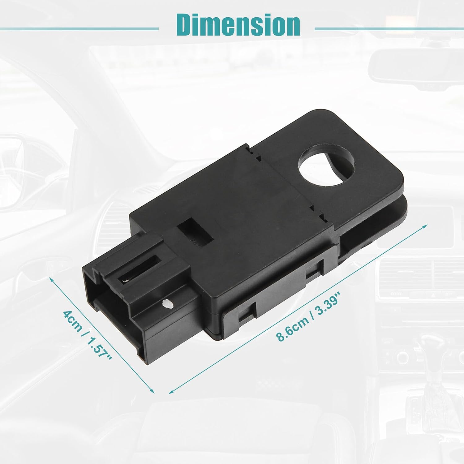 Brake Light Switch 25981009 Compatible with 2007-2011 Chevy Express 1500-4500/Silverado 1500-3500, 2007-2011 GMC Savana 1500-4500/Sierra 1500-3500 - Replaces 15137492/15839548/15861245