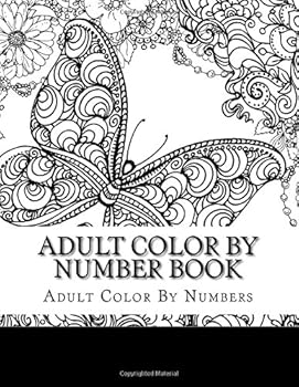Paperback Adult Color By Number Book: Butterflies Stress Relieving Patterns For Relaxation (Color By Number Book For Adults) Book