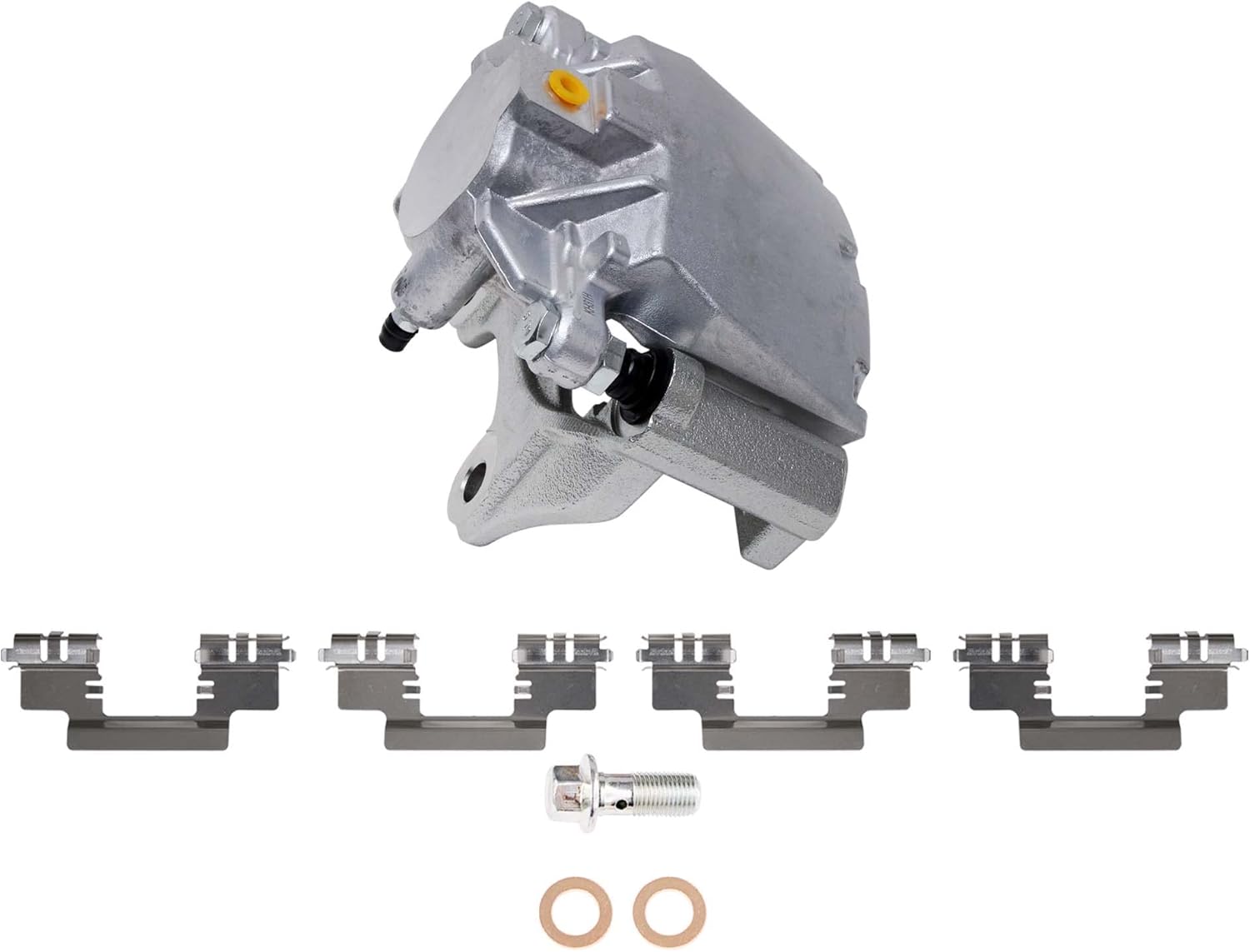 Detroit Axle - Rear Brake Kit for Chevy GMC Silverado Sierra Suburban 1500 Yukon Tahoe Avalanche Cadillac Escalade Disc Brake Caliper w/Bracket Ceramic Brakes Pads Replacement