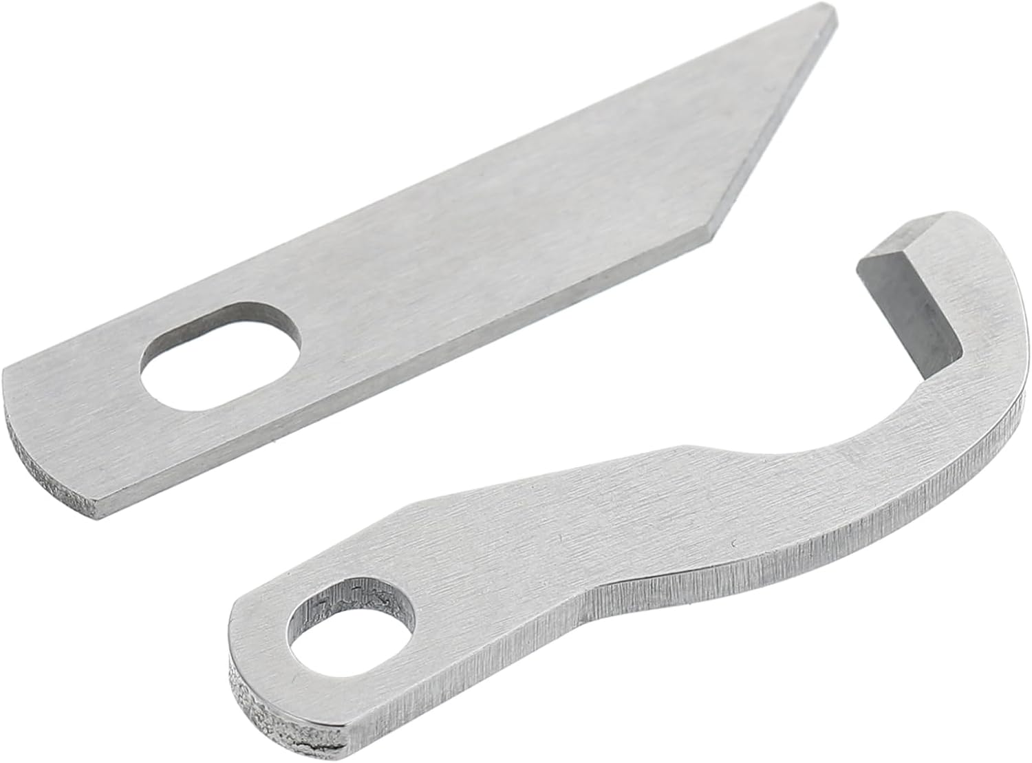 DOITOOL 2pcs Overlock Blades for Serger Sewing Machines Includes Upper and Lower Knives Essential Overlocker Accessories for Fast Cutting