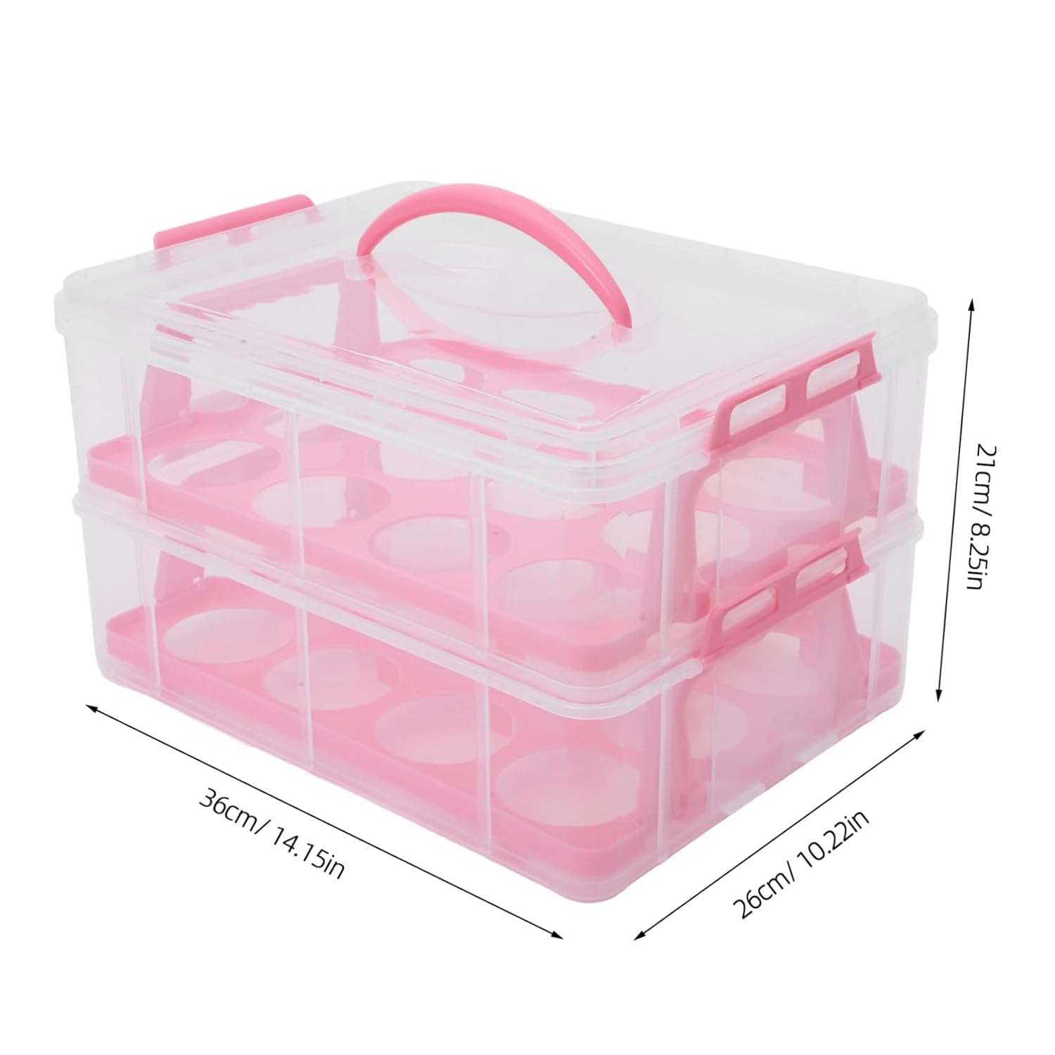 Clear Cake Carrier Handle Reusable Decorative Cake Box Two Design Effortless Maintenance and Freshness Preservation