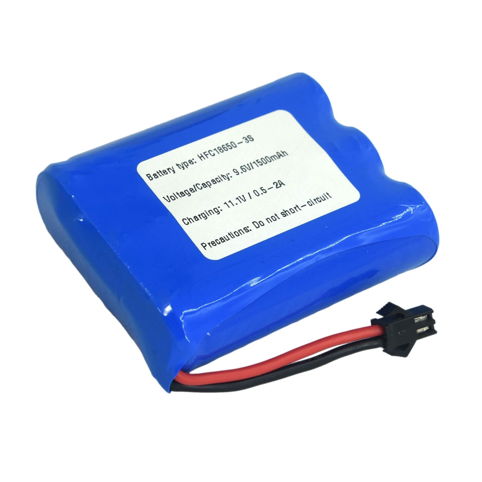 Batería de 9,6 V 3S 1500 mAh de vida SM2P macho enchufe positivo para coche RC camión carreras lancha de velocidad