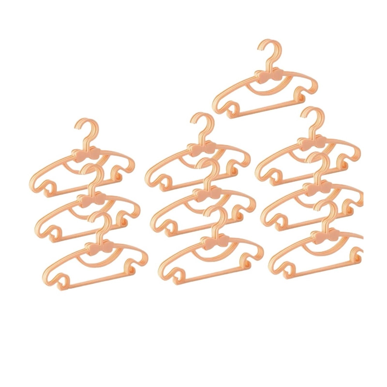 5/10/20/30/50pcs Of Hangers Clothing Closet Storage Hanger Racks(50pcs Orange)