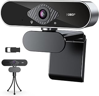 Web Camera, Webcam with Auto Light Correction 1080P Streaming Computer USB Web Camera for Video Conferencing Teaching Gaming Computer Camera for Calls/Conference,Laptop/Deskto
