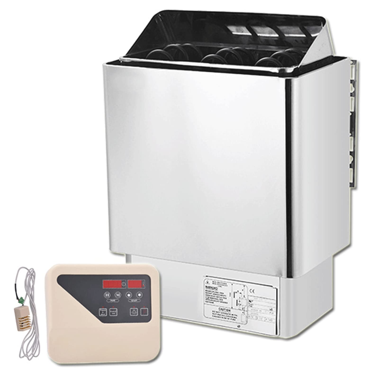 Amazon.co.jp: 4.5-9KW Sauna Stove, 220V-380V Stainless Steel Electric Sauna  Stove SPA Dry Steam Sauna Stove (Size: 6KW) : Home u0026 Kitchen