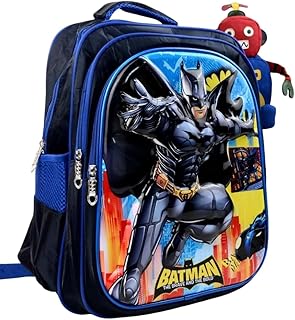 Kids School Backpack Multi-Style 16 Inch 3 Zippers Side Mesh Pockets Cartoon Elementary School Bag