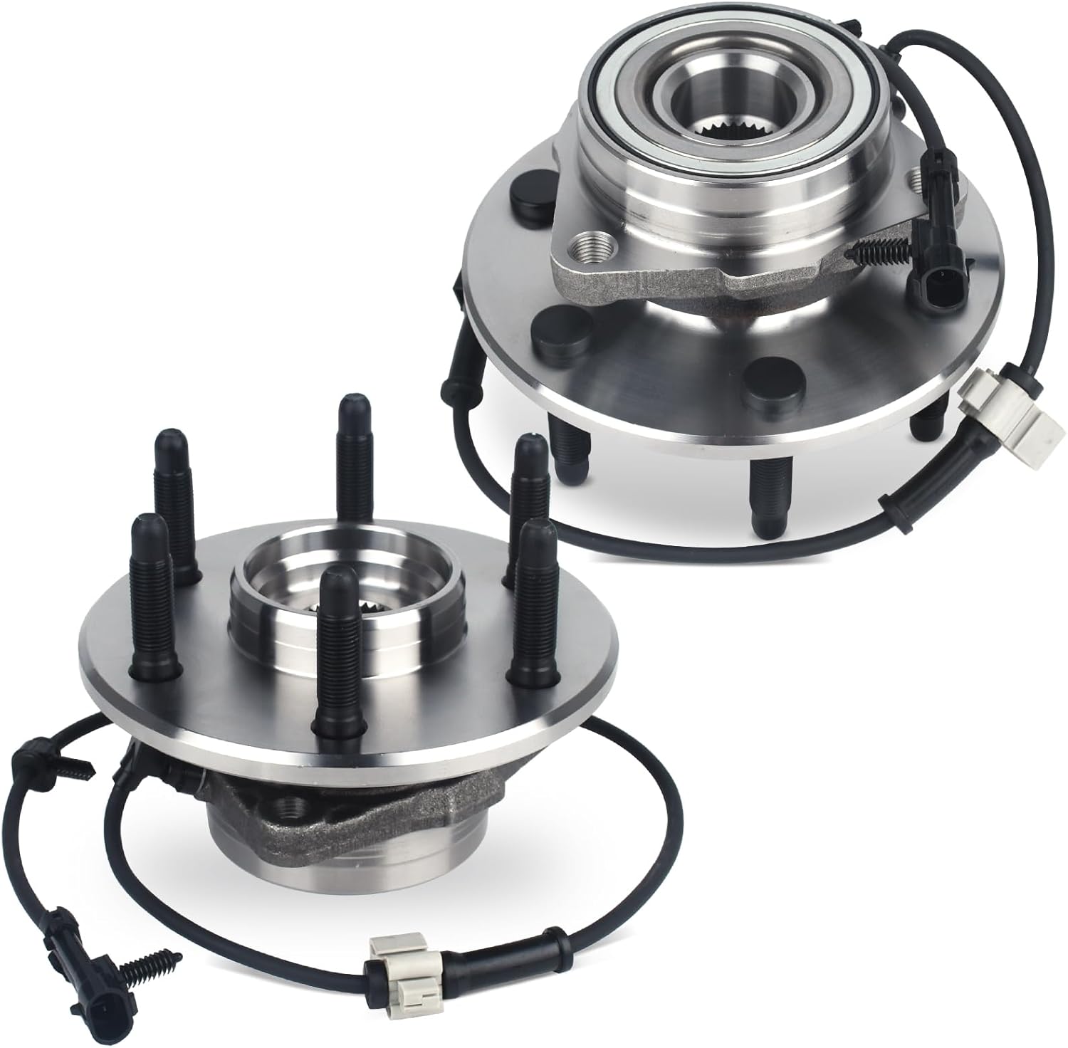 Autoround 515036 4WD/AWD Front Wheel Bearing and Hub Assembly Fit for 1999-2007 Cadillac Escalade ESV EXT, Chevy Silverado Tahoe Suburban Avalanche Express 1500 2500, GMC Sierra Yukon Savana 1500 2500